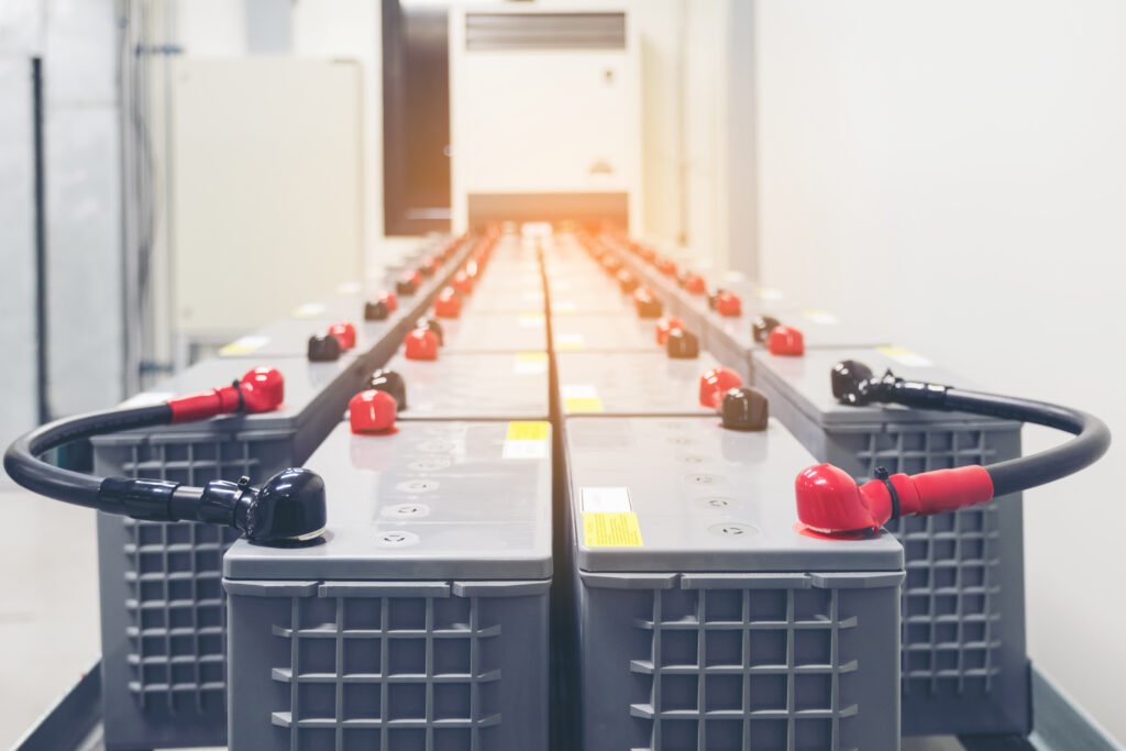 Battery,Pack,In,Battery,Room,In,Power,Plant,For,Supply